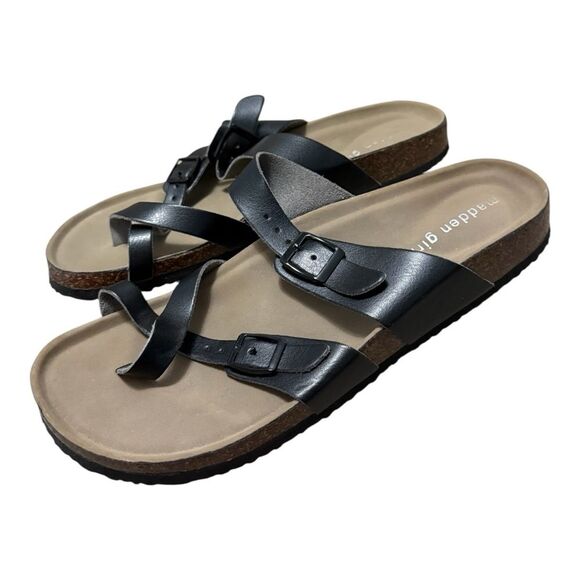Madden Girl Bryceee Footbed Sandals black size 10M - Picture 3 of 9